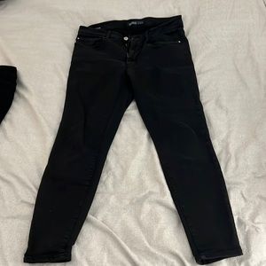 Zara 1975 Sz 8 Black Jeans - Skinny Straight Leg